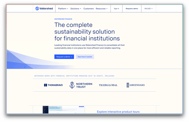 Watershed screenshot